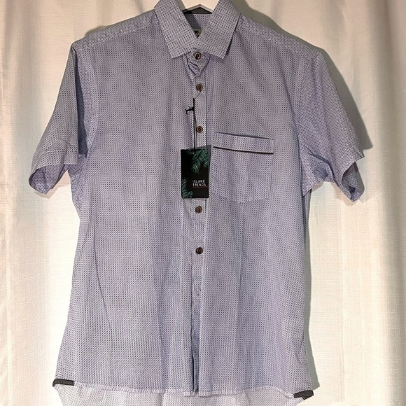 Island Trends Men’s button up beach shirt - Picture 1 of 2